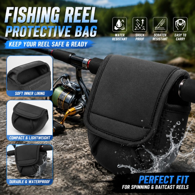 Fishing Rod Case - Tas Pelindung Reel Pancing, Kantong Penyimpanan