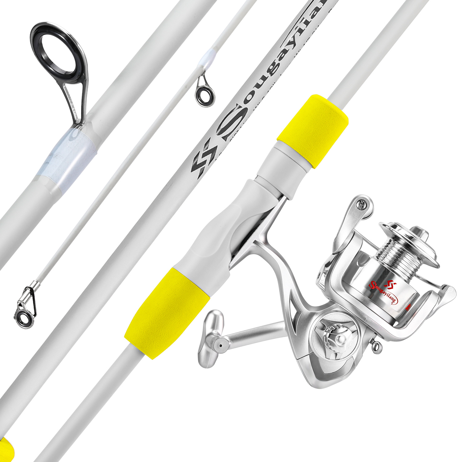 Fishing Rod Spinning - Sougayilang 2-section Spinning Fishing Rod dan