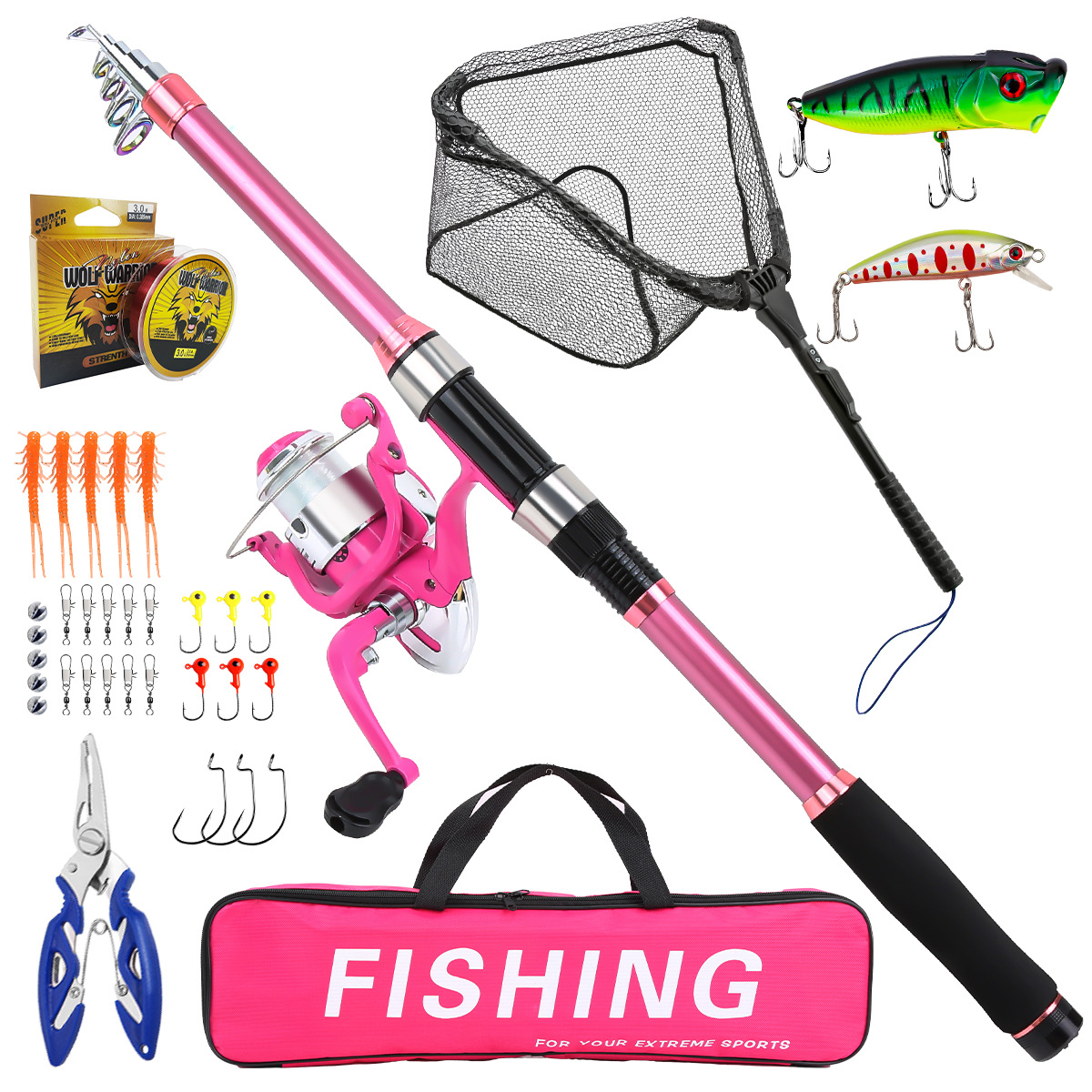 Set Peralatan Pancing Lengkap  - Fishing Rod Spinning ulasan dan harga
