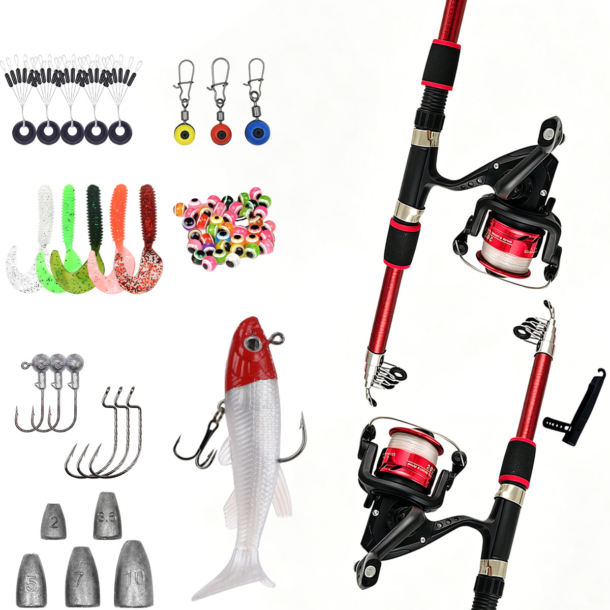 Kombo Joran dan Reel Pancing 1 - Fishing Rod Spinning ulasan dan harga