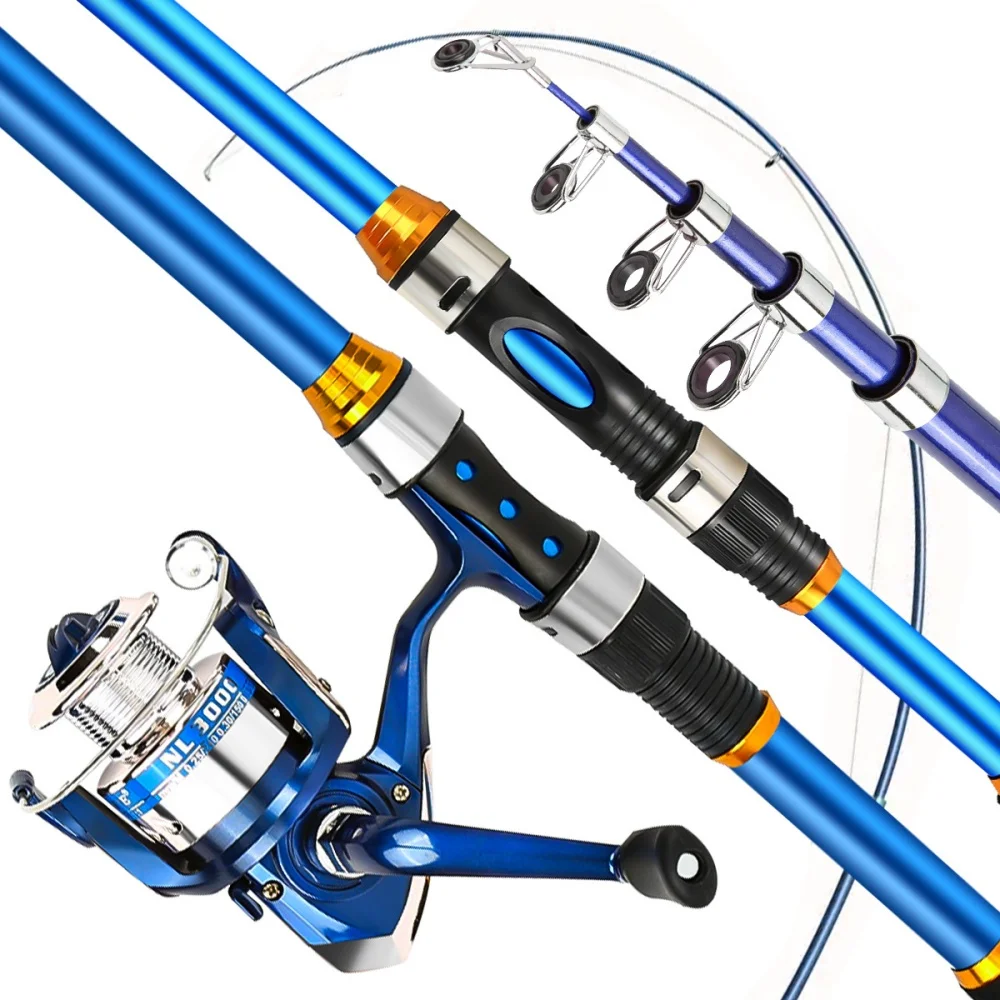 Set Joran Pancing Serat Kaca T - Fishing Rod Spinning ulasan dan harga